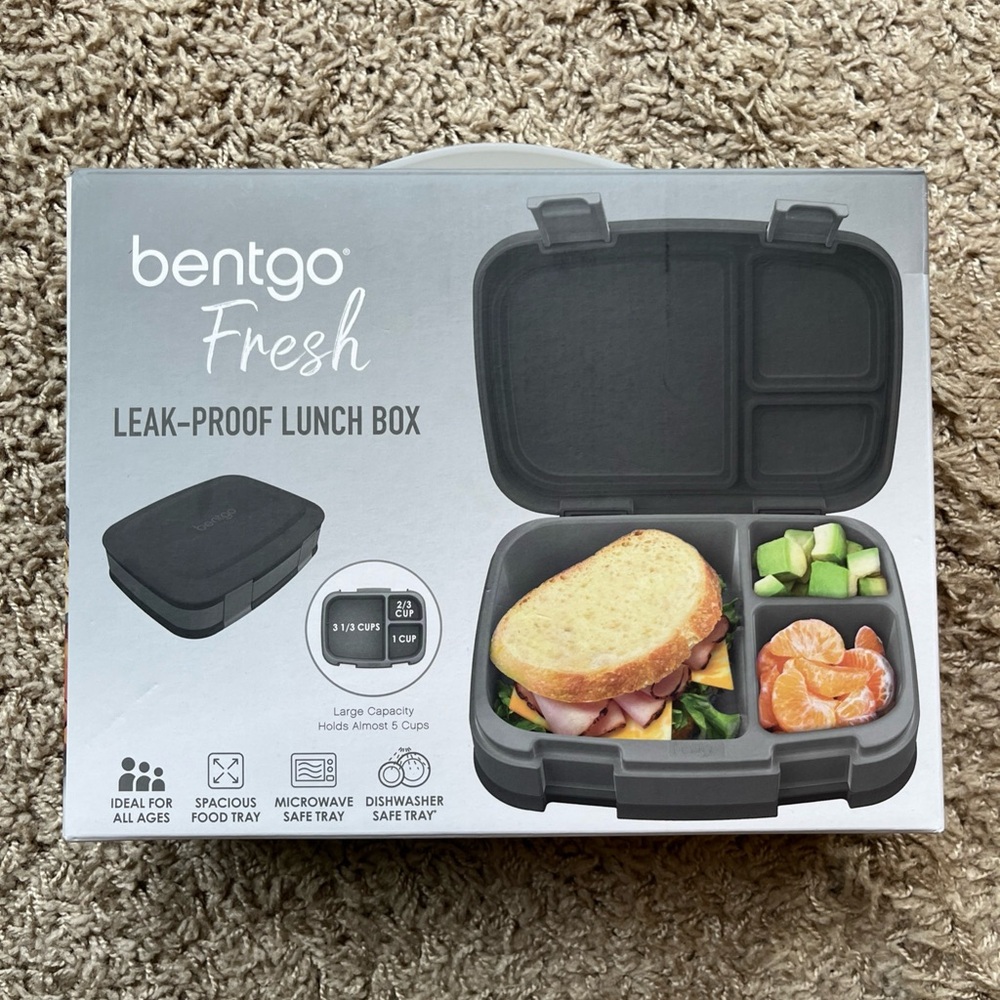 Bentgo Fresh Leak-Proof Lunch Box - Dark Gray